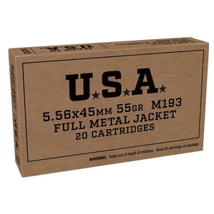 Ammunition Winchester Ammunition M193 223Rem|5.56NATO WIN M193 556NATO 55GR FMJ 20/1000